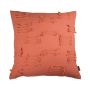 Cuscino decorativo ANISHA, pesca, con volant, 45x45cm