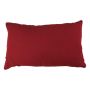 Cuscino TALINA, con bottoni, rosso, 50x30cm