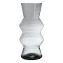 Vaso ERCELINA in vetro, riciclato, trasparente, 27cm, Ø13cm