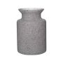 Lanterna in vetro HANNA EARTH, grigio granito, 20 cm, Ø14 cm