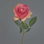 Rosa finta SIMONY, rosa salmone, 45cm, Ø8cm