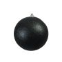 Pallina di Natale CANELA, glitter, nero, Ø20cm