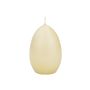 Candela di uovo di Pasqua LEONITA, crema, 9cm, 6cm, 16h - Made in Germany