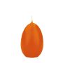 Candela di uovo di Pasqua LEONITA, arancione, 9cm, 6cm, 16h - Made in Germany
