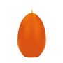 Candela di uovo di Pasqua LEONITA, arancione, 12cm, 8cm, 40h - Made in Germany
