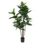 Ficus Elastica artificiale VICA, tronchi artificiali, verde, 120cm