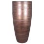 Vaso grande in ceramica THORAN con grano, rame, 70 cm, Ø32 cm