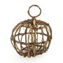 Pallina decorativa in vero legno GRAZY VINO, rilegato, marrone naturale, 30cm, Ø35cm