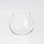 Vaso rotondo - Portafiori a boccia TOBI EARTH, trasparente, 12cm, Ø14cm
