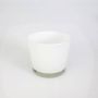 Vaso da fiori / Portacandele ALENA, bianco, 12,5cm, Ø14,5cm