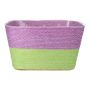 Cestino per fiori NERIONKO DUO, verde-viola, 17,5x17,5x10cm