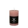 Candela a colonna AURORA, legno di rosa, 9cm, Ø5,8cm, 30h - Made in Germany