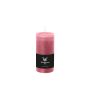 Candela a colonna AURORA, rosa antico, 12cm, Ø5,8cm, 42h - Made in Germany