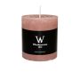 Candela a colonna AURORA, legno di rosa, 8cm, Ø6,8cm, 34h - Made in Germany