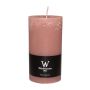 Candela a colonna AURORA, legno di rosa, 13cm, Ø6,8cm, 54h - Made in Germany