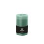 Candela a colonna AURORA, verde menta, 13cm, Ø7,8cm, 63h - Made in Germany