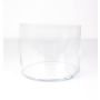 Vaso cilindrico SANSA EARTH in vetro, trasparente, 15cm, Ø18,5cm