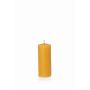 Candela di cera d'api BABETTE, giallo-naturale, 12cm, Ø5cm, 36h - Made in Germany