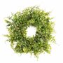 Corona di felci a strisce in plastica FRIEDRICH, verde, Ø40cm