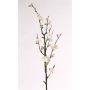 Ramo di fiori di melo di plastica SADAKA, fiorito, bianco-rosa, 85cm