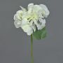 Ortensia di plastica CHIDORI, bianco-verde, 30cm, Ø13cm