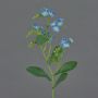 Nontiscordardime finto ESTHER, blu chiaro, 35cm, Ø2cm