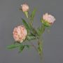 Ramo di peonia artificiale MANJA, rosa, 70cm, Ø8-10cm
