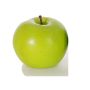 Mela di plastica ADALBERO, verde, 8cm, Ø8cm