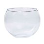 Portacandele in vetro TOBI OCEAN, sfera/rotondo, trasparente, 10cm, Ø10,5cm/Ø13cm