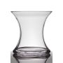 Vaso da fiori in vetro LIZ, clessidra/rotondo, trasparente, 28,5 cm, Ø24 cm