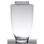 Vaso da pavimento in vetro LACEY, imbuto/rotondo, trasparente, 45cm, Ø26cm