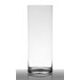 Vaso da pavimento in vetro SANYA EARTH, cilindro/rotondo, trasparente, 40 cm, Ø15 cm