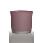Vaso da fiori ALENA FROST, cilindro/rotondo, rosa antico effetto opaco, 11cm, Ø11,5cm