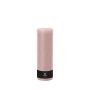 Candela a colonna / Candela di cera AURORA, rosa chiaro, 30cm, Ø10cm, 200h - Made in Germany