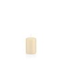 Candela votiva / Candela a colonna MAEVA, crema, 8cm, Ø5cm, 18h - Made in Germany