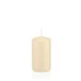 Candela votiva / Candela a colonna MAEVA, crema, 12cm, Ø6cm, 40h - Made in Germany