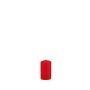 Candela votiva / Candela a colonna MAEVA, rosso, 20cm, Ø10cm, 156h - Made in Germany