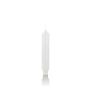 Candela conica / Candela per la casa ARIETTA, bianco, 16,4cm, Ø2,8cm, 6h - Made in Germany