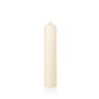 Candela da ciminiera / Candela da altare FRANZISKA, avorio, 50cm, Ø10cm, 414h - Made in Germany
