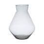 Vaso da fiori RAMUNDA in vetro, riciclato, trasparente, 25cm, Ø19cm