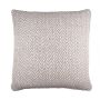 Cuscino decorativo KENZA, motivo a zig zag, marrone chiaro, 45x45cm