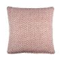 Cuscino decorativo KENZA, motivo a zig zag, arancione, 45x45cm