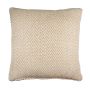 Cuscino decorativo KENZA, motivo a zig zag, verde cachi, 45x45cm