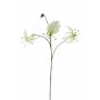 Gloriosa finta TIANA, bianco-verde, 80cm, Ø8-15cm