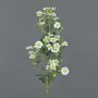 Partenio finto FEMKE, bianco, 60cm, Ø1,5-2cm