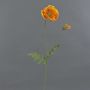 Papavero finto LIENTJE, arancione, 65cm, Ø12cm