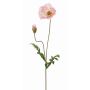 Papavero finto LIENTJE, rosa, 65cm, Ø12cm