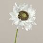 Girasole finto JANIKA, crema, 60cm, Ø12cm