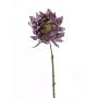 Girasole finto JANIKA, viola, 60cm, Ø12cm