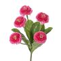 Margherita decorativa HEIKE su stelo, rosa, 25cm, Ø4,5cm
